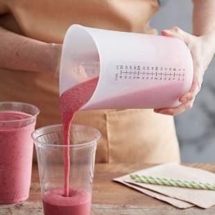 iSi B26500 Flex-it 1 Quart Translucent Silicone Measuring Cup