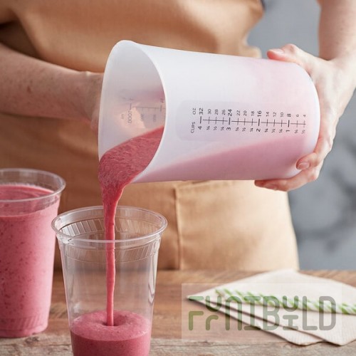 iSi B26500 Flex-it 1 Quart Translucent Silicone Measuring Cup