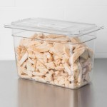 Carlisle 3066907 StorPlus 1/3 Size Clear Polycarbonate Food Pan - 8