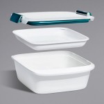 OXO Prep & Go 6.3 Cup Container with Divider Tray and Snap-On Lid 11301500