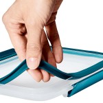 OXO Prep & Go 6.3 Cup Container with Divider Tray and Snap-On Lid 11301500