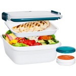OXO Prep & Go 6.3 Cup Container with Divider Tray and Snap-On Lid 11301500