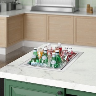 ServIt One Pan Ice-Cooled Drop-In Food Well ServIt One Pan Ice-Cooled Drop-In Food Well