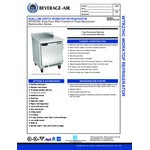 Beverage-Air WTR27HC-FIP 27