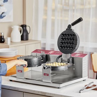 Estella WBMX2A Double Belgian Waffle Maker with Bubble Waffle on a Stick Plate - 120V, 1,820W Estella WBMX2A Double Belgian Waffle Maker with Bubble Waffle on a Stick Plate - 120V, 1,820W
