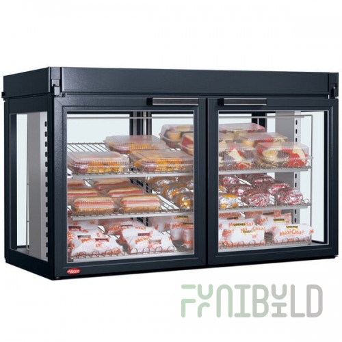 Hatco LFST-48-2X Flav-R-Savor Four Door Large Capacity Merchandising Cabinet - 120/240V, 2150W