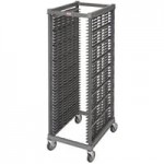 Cambro UPR1826HP12 Camshelving® Ultimate 12 Pan Half Size End Load Bun / Sheet Pan Rack with Plastic Casters - Unassembled Cambro UPR1826HP12 Camshelving® Ultimate 12 Pan Half Size End Load Bun / Sheet Pan Rack with Plastic Casters - Unassembled