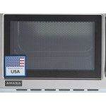 Amana RCS10DSE Medium Volume Stainless Steel Commercial Microwave - 120V, 1000W