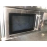 Amana RCS10DSE Medium Volume Stainless Steel Commercial Microwave - 120V, 1000W