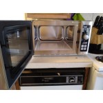 Amana RCS10DSE Medium Volume Stainless Steel Commercial Microwave - 120V, 1000W