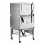Moffat E27M3/2C Turbofan Double Deck Full Size Electric Convection Oven with Mechanical Controls and Casters - 208V, 1 Phase, 8.4 kW Moffat E27M3/2C Turbofan Double Deck Full Size Electric Convection Oven with Mechanical Controls and Casters - 208V, 1 Phase, 8.4 kW