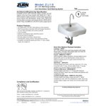 Zurn Elkay One Z.L1.S Sensor Faucet Lavatory System with Wall Hung Lavatory - 20 Zurn Elkay One Z.L1.S Sensor Faucet Lavatory System with Wall Hung Lavatory - 20