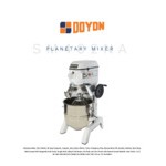 Doyon SM402NA 40 Qt. Commercial Planetary Floor Mixer with Guard - 208/240V, 1 1/2 hp Doyon SM402NA 40 Qt. Commercial Planetary Floor Mixer with Guard - 208/240V, 1 1/2 hp