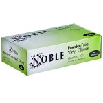 Noble Powder-Free Disposable Clear 3 Mil Thick Vinyl Gloves for Foodservice - Medium - 1,000/Case Noble Powder-Free Disposable Clear 3 Mil Thick Vinyl Gloves for Foodservice - Medium - 1,000/Case
