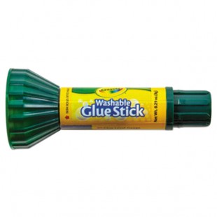 Crayola 561135 Washable .88 oz. Glue Stick - 12/Pack Crayola 561135 Washable .88 oz. Glue Stick - 12/Pack