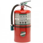 Buckeye 5.5 lb. Halotron Fire Extinguisher - Rechargeable Untagged with DOT Vehicle Bracket - UL Rating 5-B:C