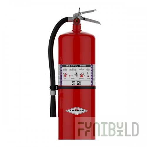 Amerex A413 20 lb. Purple K Dry Chemical Fire Extinguisher with Hose and Nozzle 11215 - UL Rating 120B:C