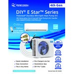 MRCOOL DIY 4th Gen Energy Star Series Ductless Mini-Split Inverter Wall Mount Heat Pump System DIY-12-HP-WM-115C25 - 115V, 12,000 BTU MRCOOL DIY 4th Gen Energy Star Series Ductless Mini-Split Inverter Wall Mount Heat Pump System DIY-12-HP-WM-115C25 - 115V, 12,000 BTU