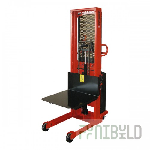 Wesco Industrial Products 1,500 lb. Hydraulic Power Lift Platform Stacker with 24