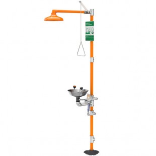 Guardian Equipment G1941 Safety Station with Eyewash and Freeze Protection Valve