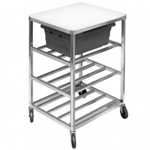 Channel ULR3 Mobile Aluminum Lug Rack - 3 Lug Capacity Channel ULR3 Mobile Aluminum Lug Rack - 3 Lug Capacity