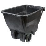Rubbermaid® FG101100BLA Black 0.75 Cubic Yard Tilt Truck / Trash Cart (600 lb.) Rubbermaid® FG101100BLA Black 0.75 Cubic Yard Tilt Truck / Trash Cart (600 lb.)