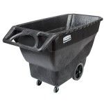 Rubbermaid® FG101100BLA Black 0.75 Cubic Yard Tilt Truck / Trash Cart (600 lb.) Rubbermaid® FG101100BLA Black 0.75 Cubic Yard Tilt Truck / Trash Cart (600 lb.)