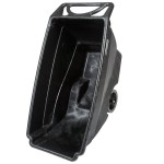 Rubbermaid® FG101100BLA Black 0.75 Cubic Yard Tilt Truck / Trash Cart (600 lb.) Rubbermaid® FG101100BLA Black 0.75 Cubic Yard Tilt Truck / Trash Cart (600 lb.)