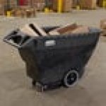 Rubbermaid® FG101100BLA Black 0.75 Cubic Yard Tilt Truck / Trash Cart (600 lb.) Rubbermaid® FG101100BLA Black 0.75 Cubic Yard Tilt Truck / Trash Cart (600 lb.)