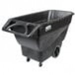 Rubbermaid® FG101100BLA Black 0.75 Cubic Yard Tilt Truck / Trash Cart (600 lb.) Rubbermaid® FG101100BLA Black 0.75 Cubic Yard Tilt Truck / Trash Cart (600 lb.)
