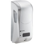 San Jamar SHF970SS Summit Rely Silver Hybrid Automatic Foam Hand Soap and Sanitizer Dispenser - 5 1/2 San Jamar SHF970SS Summit Rely Silver Hybrid Automatic Foam Hand Soap and Sanitizer Dispenser - 5 1/2