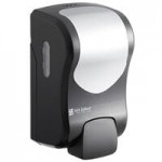 San Jamar SHF970SS Summit Rely Silver Hybrid Automatic Foam Hand Soap and Sanitizer Dispenser - 5 1/2 San Jamar SHF970SS Summit Rely Silver Hybrid Automatic Foam Hand Soap and Sanitizer Dispenser - 5 1/2