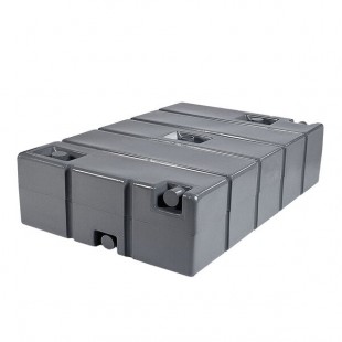 PolyJohn HT01-0250 Gray 250 Gallon Holding Tank