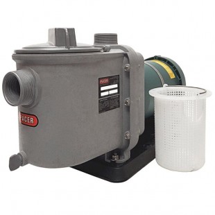 Pacer Pumps G Series GNOK11/2/2EL-D2.0C Self-Priming Centrifugal Pump with Strain Basket - 100 GPM