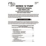 Pacer Pumps G Series GNOK11/2/2EL-D2.0C Self-Priming Centrifugal Pump with Strain Basket - 100 GPM