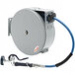T&S B-7222-C01 30' Enclosed Epoxy Coated Steel Hose Reel with Blue Spray Valve T&S B-7222-C01 30' Enclosed Epoxy Coated Steel Hose Reel with Blue Spray Valve