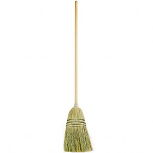 Carlisle 4135067 5-Stitch Janitor Corn Broom with 43
