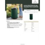 Lancaster Table & Seating 36 Gallon Heavy-Duty Round Green Expanded Steel Outdoor Trash Can with Flat Lid Lancaster Table & Seating 36 Gallon Heavy-Duty Round Green Expanded Steel Outdoor Trash Can with Flat Lid
