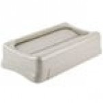 Rubbermaid® FG267360BEIG Slim Jim Beige Swing Rectangular Trash Can Drop Shot Lid Rubbermaid® FG267360BEIG Slim Jim Beige Swing Rectangular Trash Can Drop Shot Lid