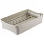 Rubbermaid® FG267360BEIG Slim Jim Beige Swing Rectangular Trash Can Drop Shot Lid Rubbermaid® FG267360BEIG Slim Jim Beige Swing Rectangular Trash Can Drop Shot Lid