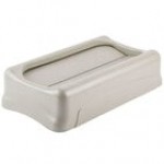 Rubbermaid® FG267360BEIG Slim Jim Beige Swing Rectangular Trash Can Drop Shot Lid Rubbermaid® FG267360BEIG Slim Jim Beige Swing Rectangular Trash Can Drop Shot Lid