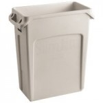 Rubbermaid® FG267360BEIG Slim Jim Beige Swing Rectangular Trash Can Drop Shot Lid Rubbermaid® FG267360BEIG Slim Jim Beige Swing Rectangular Trash Can Drop Shot Lid