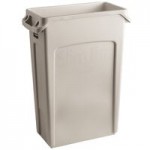 Rubbermaid® FG267360BEIG Slim Jim Beige Swing Rectangular Trash Can Drop Shot Lid Rubbermaid® FG267360BEIG Slim Jim Beige Swing Rectangular Trash Can Drop Shot Lid