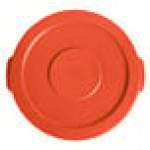 Lavex 10 Gallon Orange Round High Visibility Commercial Trash Can Lid Lavex 10 Gallon Orange Round High Visibility Commercial Trash Can Lid