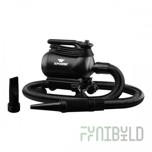 XPOWER A-12 Professional Car Dryer Blower with Mobile Dock - 4 1/2 hp, 115V