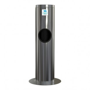 WipesPlus Stainless Steel Floor Dispenser Station with Trash Can WipesPlus Stainless Steel Floor Dispenser Station with Trash Can