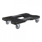 Snap-Loc E-Track Super-Duty 1,800 lb. Black Push Cart Dolly SL1800P6B