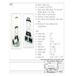 Wesco Industrial Products Mini Mover 110 lb. Aluminum Folding Hand Truck 220646