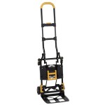 Cosco 300 lb. Black and Yellow 2-in-1 Folding Multi-Position Hand Truck with Extendable Handle 12225YGB1E Cosco 300 lb. Black and Yellow 2-in-1 Folding Multi-Position Hand Truck with Extendable Handle 12225YGB1E