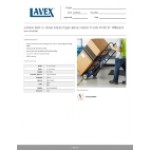 Lavex 550 lb. Blue Steel Appliance Hand Truck with 8